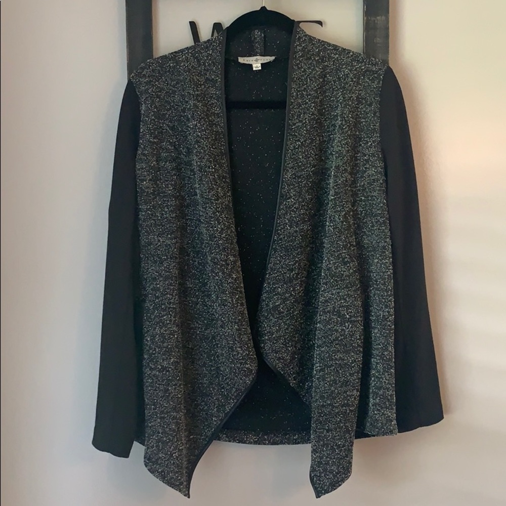 Kate & Rosy Cardigan Black/White Sz S